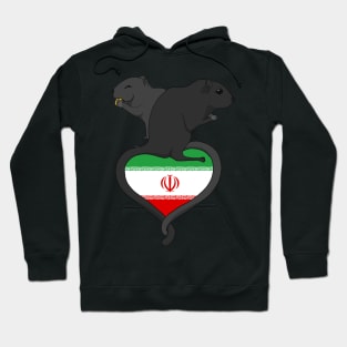 Gerbil Iran (dark) Hoodie